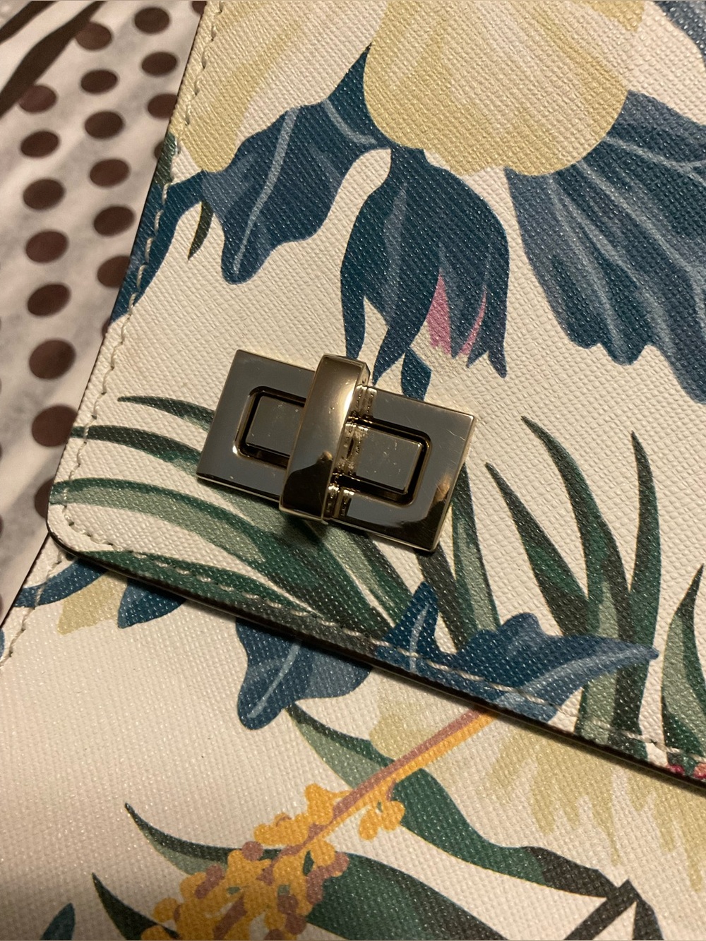EUC Henri Bendel West 57th Schoolbag in Tropical Floral Print w Dust Bag - Picture 6 of 16